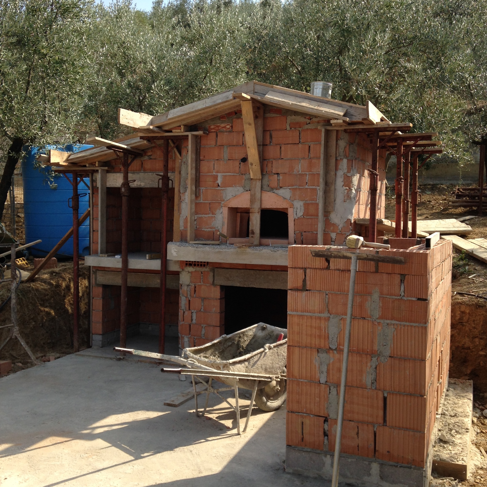 Realizzazione forno esterno